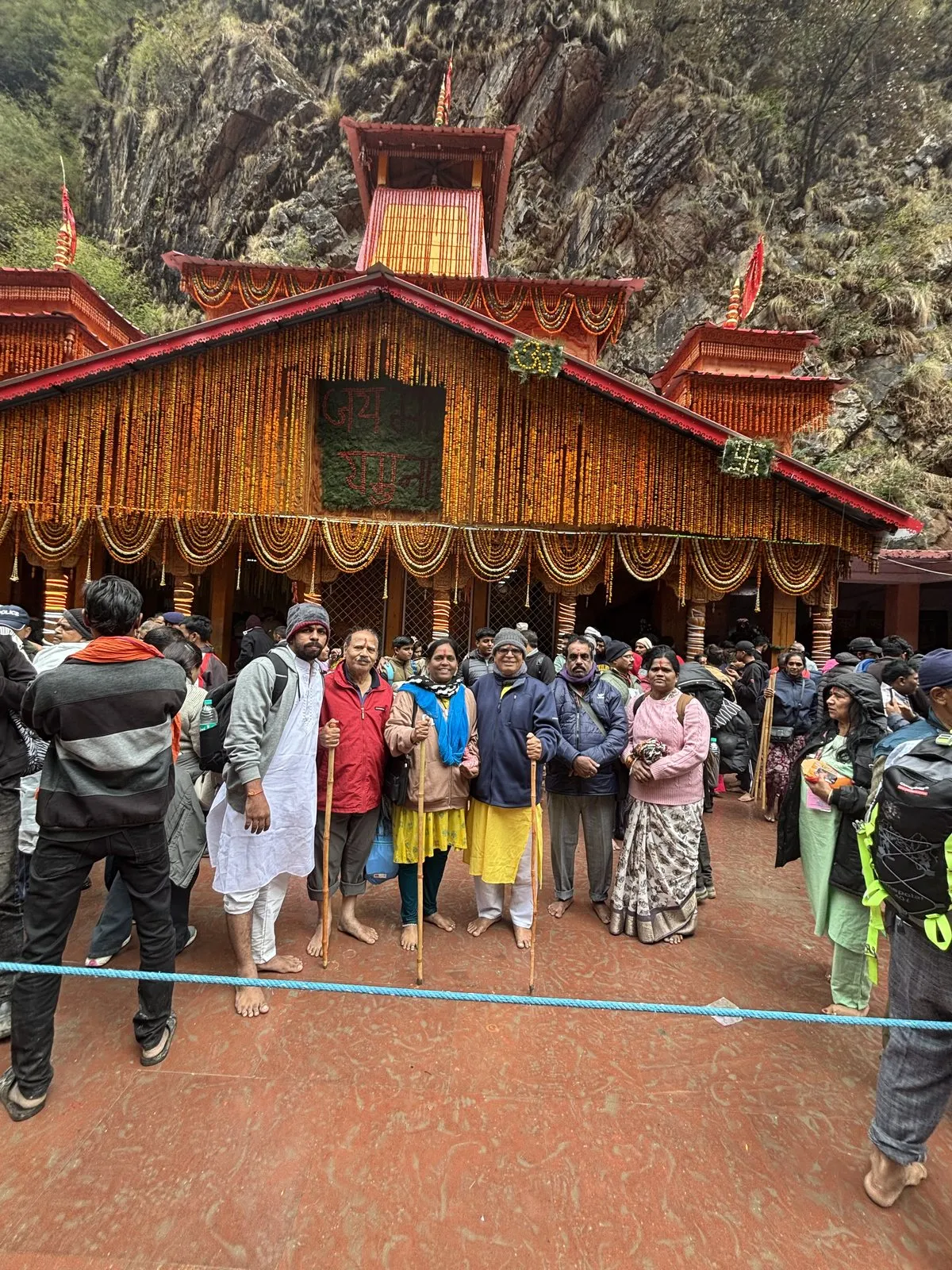 Our group at Yamunotri Dham